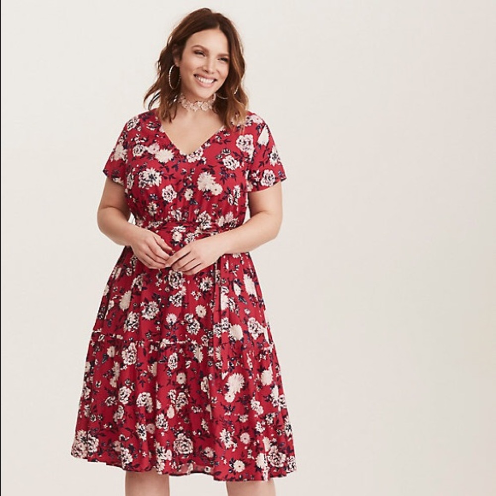 Torrid tiered flowy dress - NWT